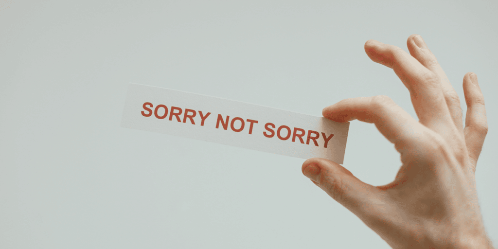 how to apologise on behalf of someone else